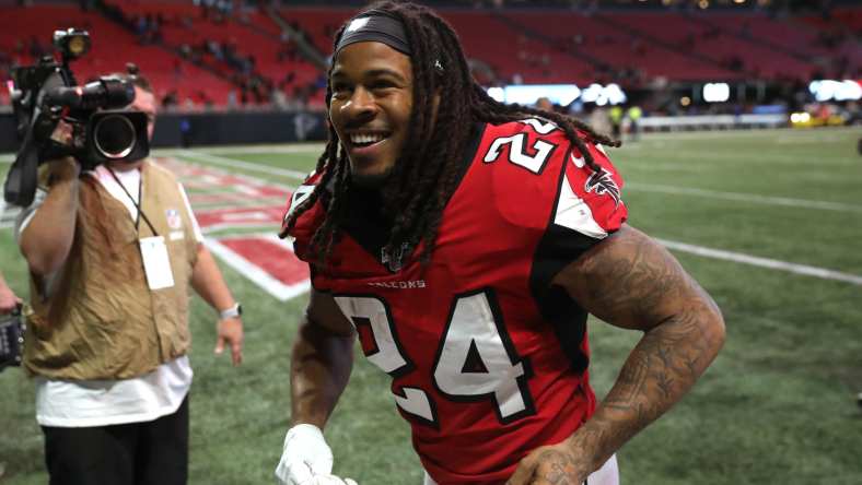 Former Falcons running back Devonta Freeman