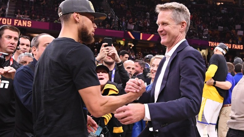 Golden State Warriors Stephen Curry Steve Kerr NBA Finals