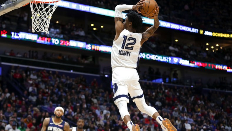 Memphis Grizzlies Ja Morant dunk