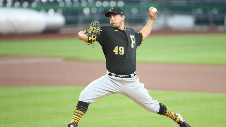 Pirates pitcher Derek Holland was ejected