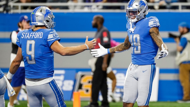 Detroit Lions QB Matthew Stafford and WR Kenny Golladay