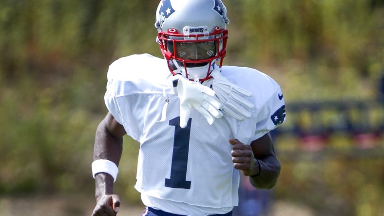 Patriots WR Antonio Brown during NFL season