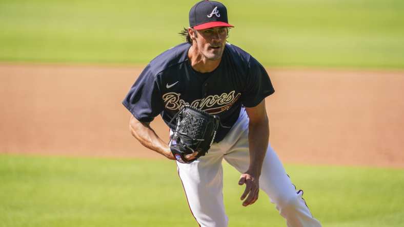 Atlanta Braves starting pitcher Cole Hamels