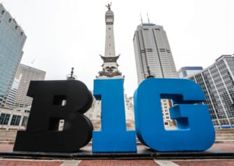 Big Ten conference logo in Indianapolis