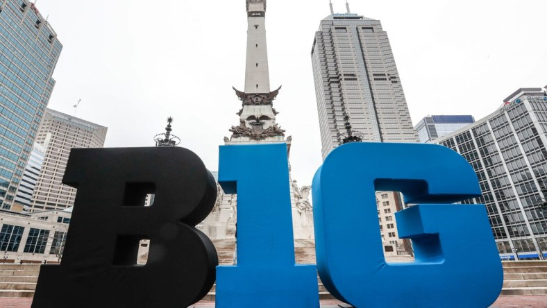 Big Ten conference logo in Indianapolis