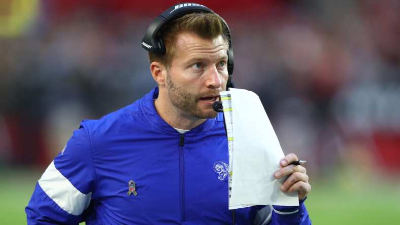 Los Angeles Rams head coach Sean McVay