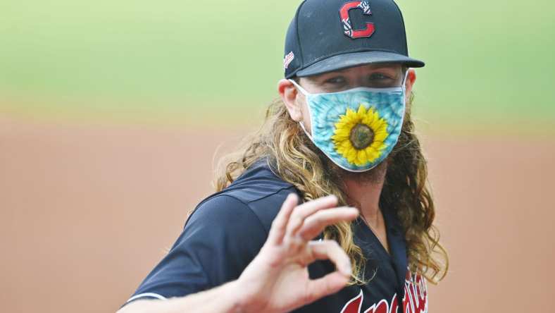 Cleveland Indians starting pitcher Mike Clevinger