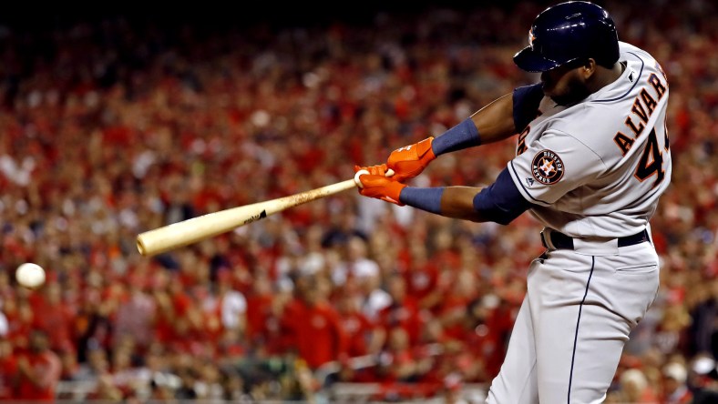 Houston Astros outfielder Yordan Alvarez