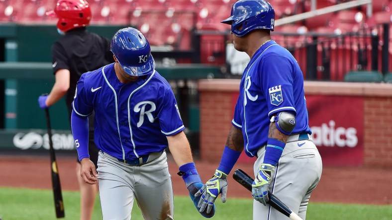 Kansas City Royals stars Whit Merrifield and Salvador Perez