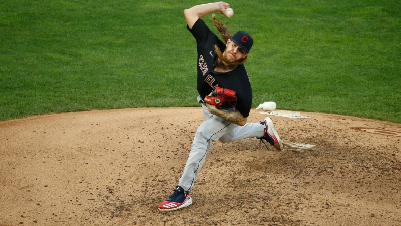 Cleveland Indians starting pitcher Mike Clevinger