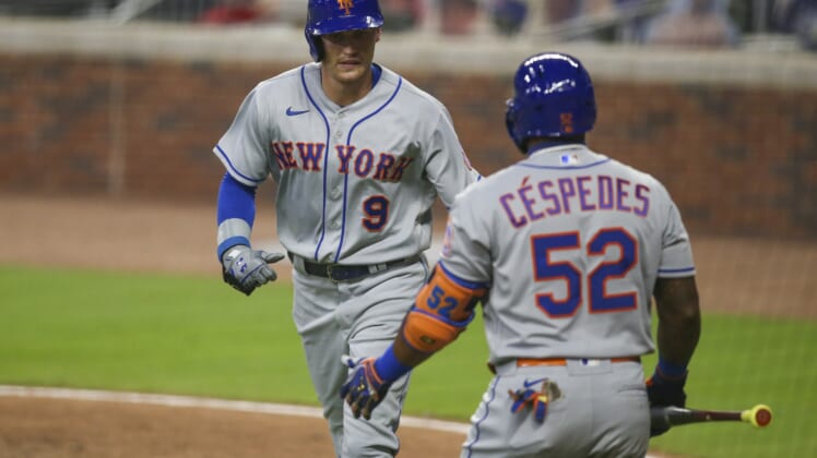 New York Mets designated hitter Yoenis Cespedes