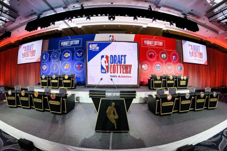 NBA Draft Lottery stage