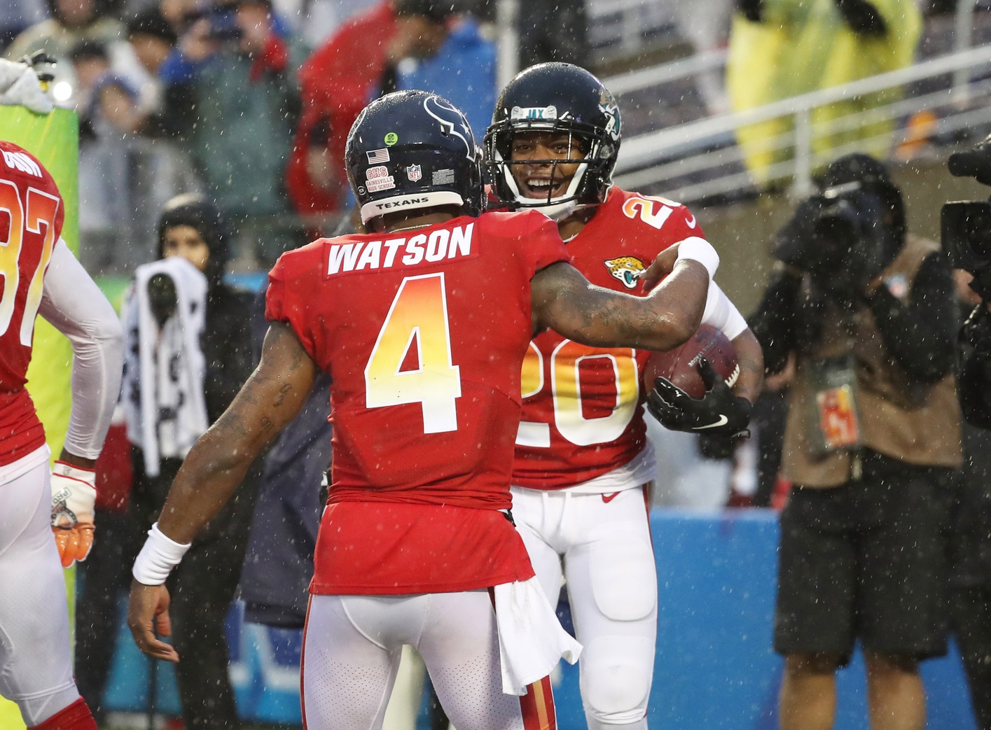 Houston Texans QB Deshaun Watson and Los Angeles Rams CB Jalen Ramsey