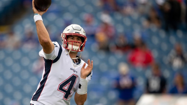 New England Patriots quarterback Jarrett Stidham