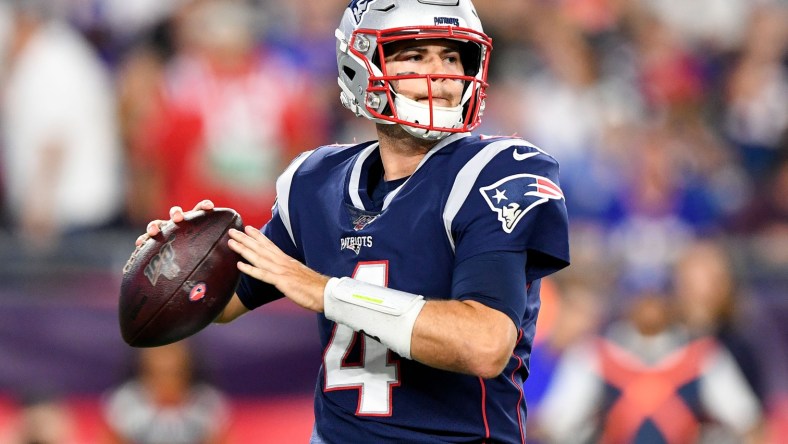 New England Patriots quarterback Jarrett Stidham