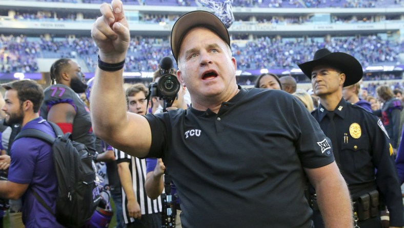 TCU Horner Frogs coach Gary Patterson