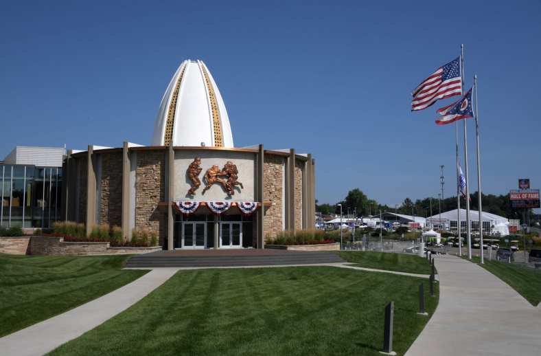General view of the Pro Football Hall of Fame