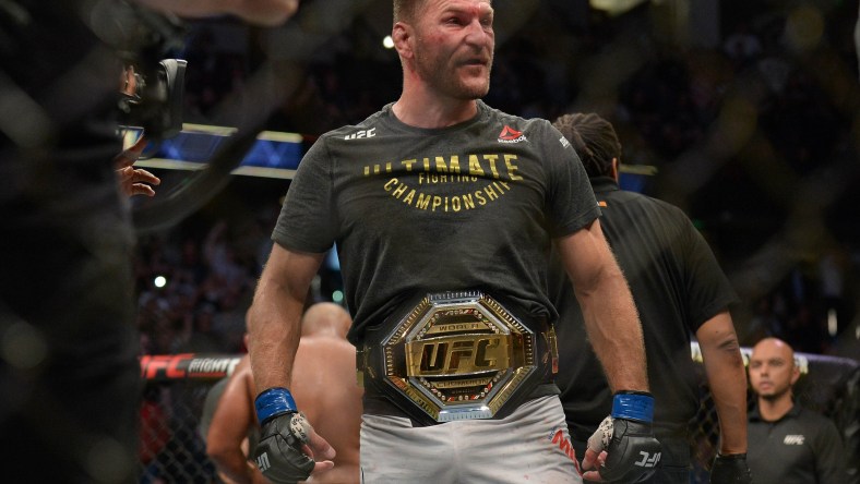 Stipe Miocic after UFC 241 win over Daniel Cormier