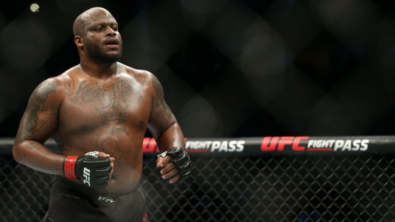 Derrick Lewis during UFC 247 in Las Vegas