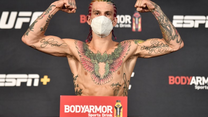 Sean O'Malley during UFC 250 weigh-ins