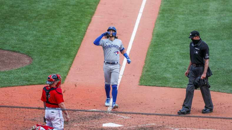 Blue Jays star Bo Bichette hits home run against Red Sox