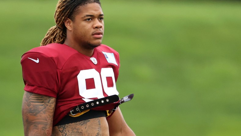 Washington Football Team rookie Chase Young during training camp