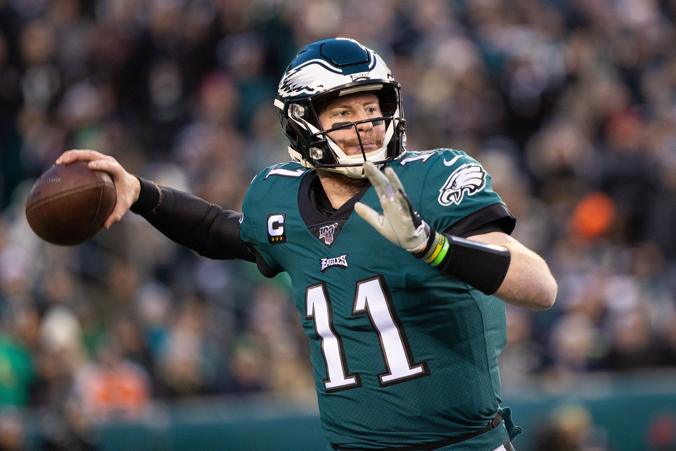 Eagles QB Carson Wentz gained weight, added muscle with intense ...
