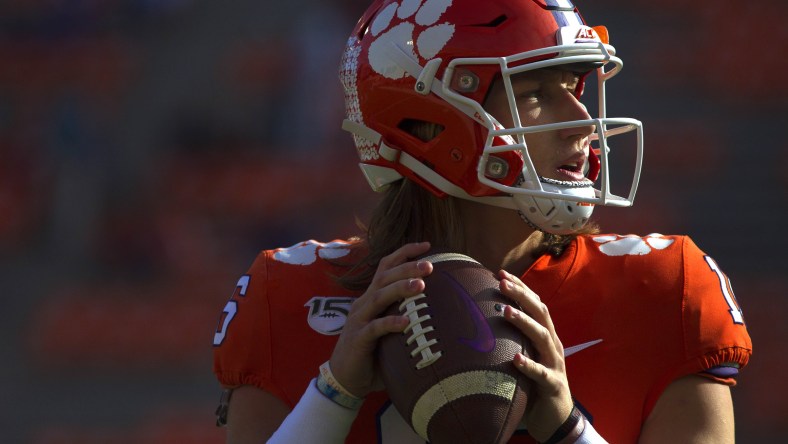 Clemson Tigers quarterback Trevor Lawrence during college football season