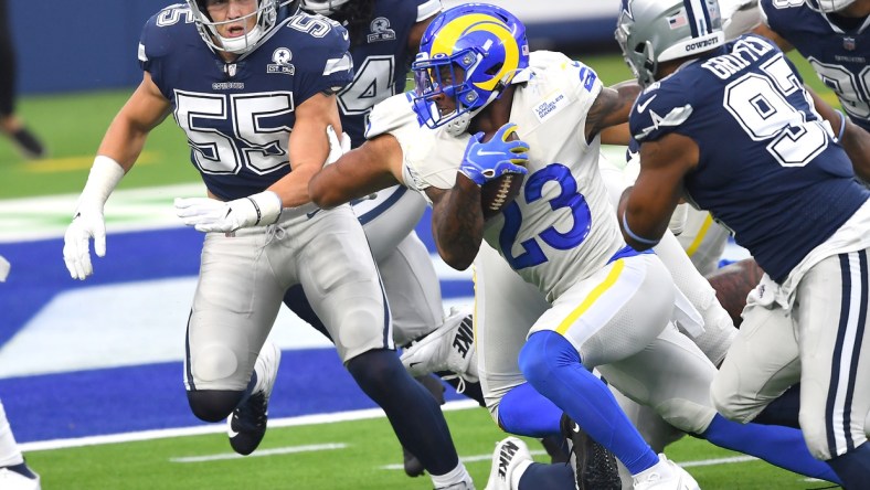 Dallas Cowboys linebacker Leighton Vander Esch and defensive end Everson Griffen