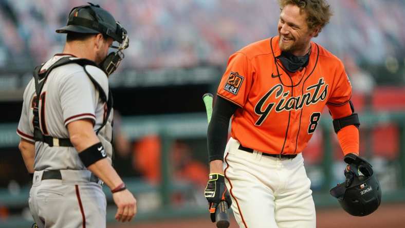 San Francisco Giants outfielder Hunter Pence