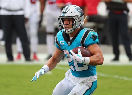 Carolina Panthers RB Christian McCaffrey left Week 2 with an ankle injury