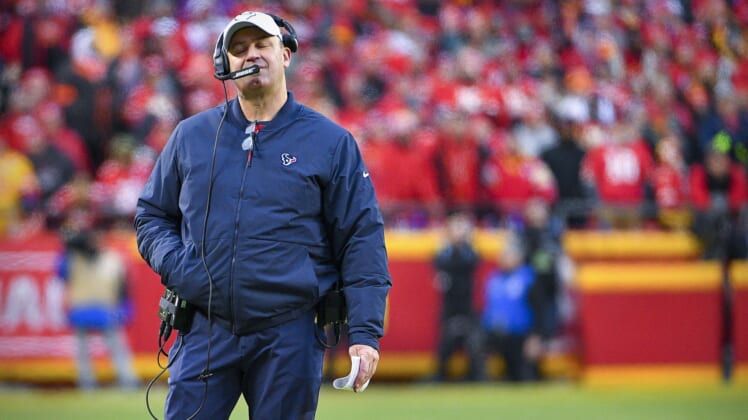 Texans head coach Bill O'Brien during game against Chiefs