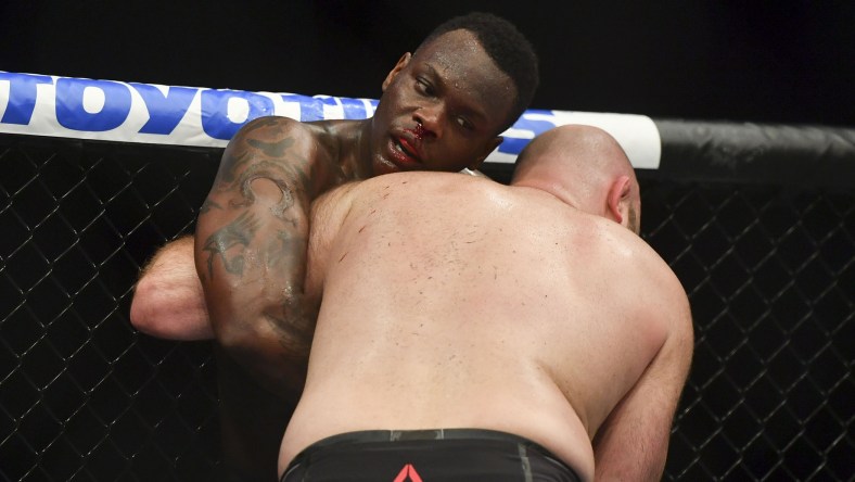 Ovince Saint Preux during UFC FIght Night