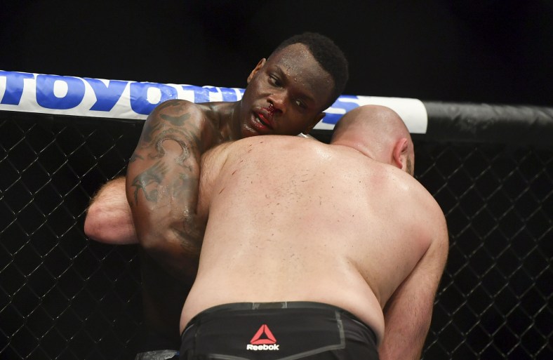 Ovince Saint Preux during UFC FIght Night