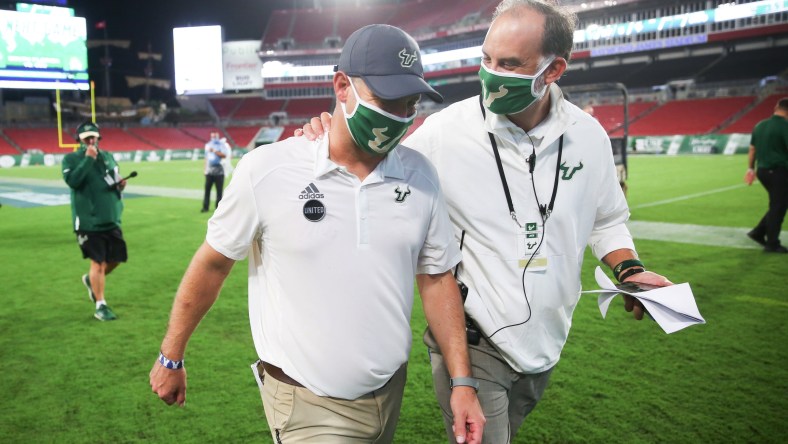 South Florida head coach Jeff Scott