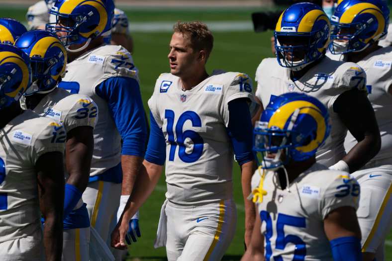 Rams QB Jared Goff during game against Eagles.