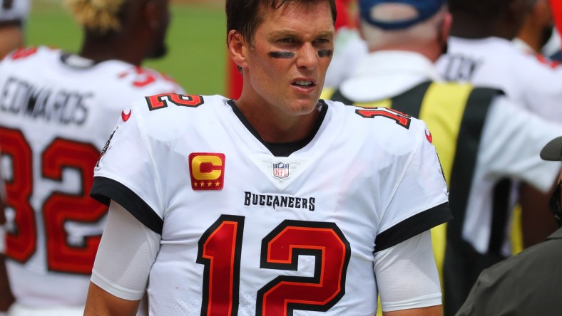 Buccaneers' Tom Brady during game against Buccaneers