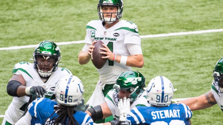 WATCH: Jets QB Sam Darnold Throws Second Pick-six Of The Game Against ...