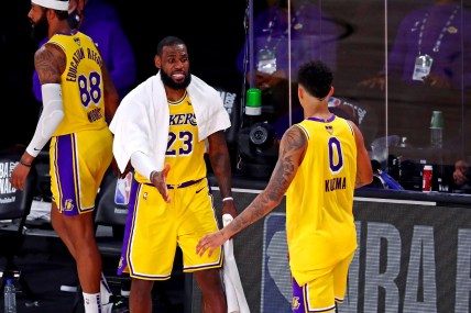 Lakers LeBron James during Game 1 NBA Finals
