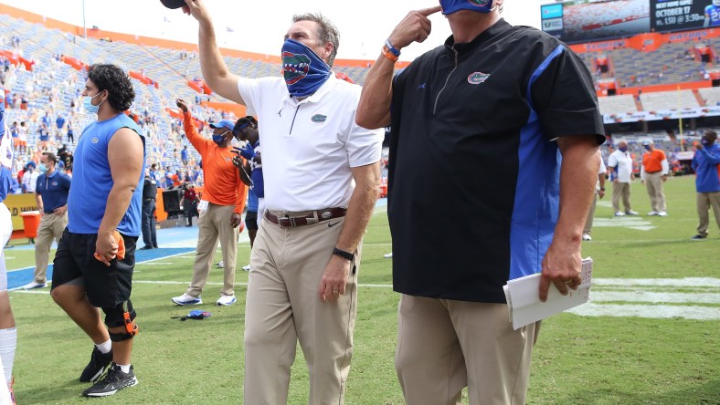 Florida Gators HC Dan Mullen at 'The Swamp'