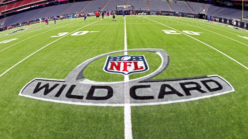 NFL Wild Card logo during NFL Playoffs