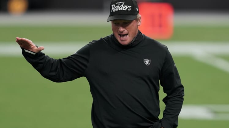 Las Vegas Raiders head coach Jon Gruden