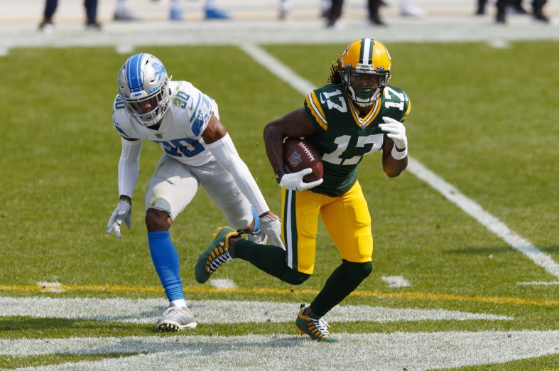 Green Bay Packers WR Davante Adams is on the injury report for Week 4