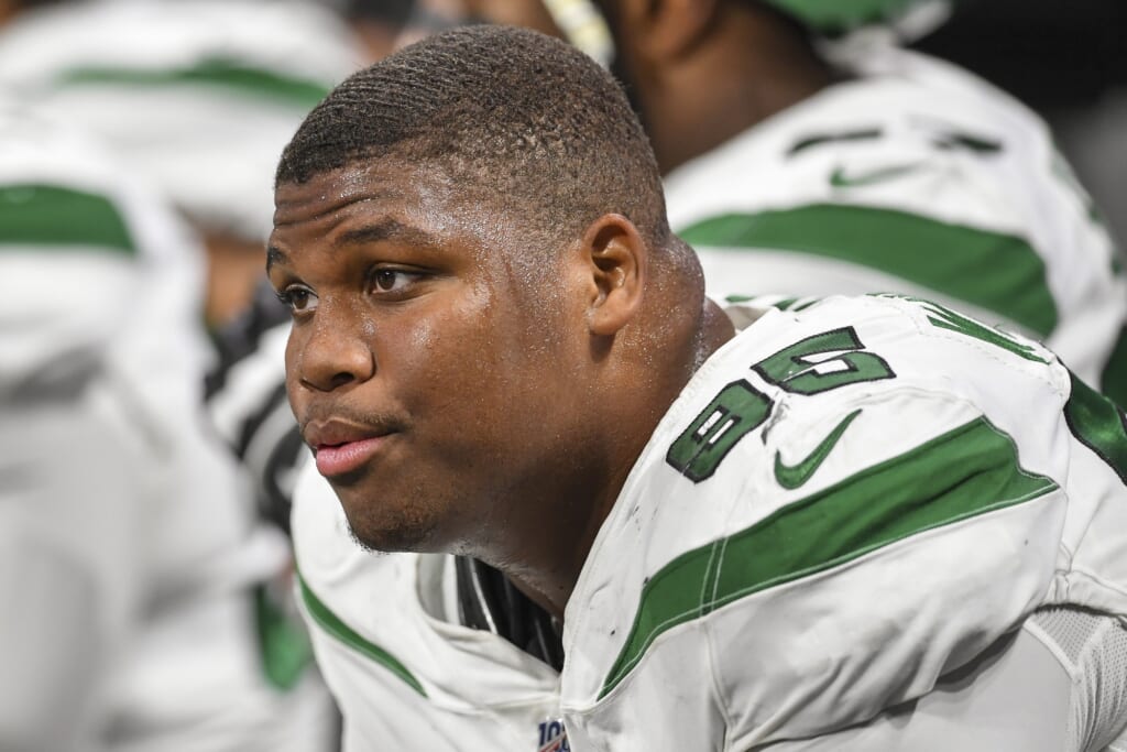 NY-Jets-DT-Quinnen-Williams-during-NFL-game-against-Falcons