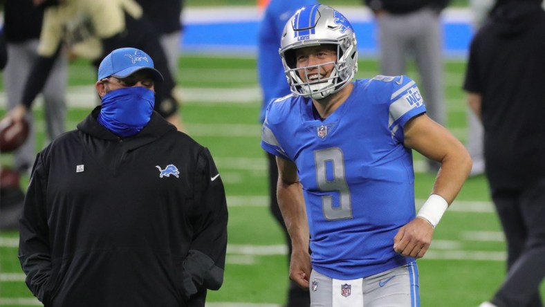 Lions Matthew Stafford is not one of the top fantasy QBs for Week 10