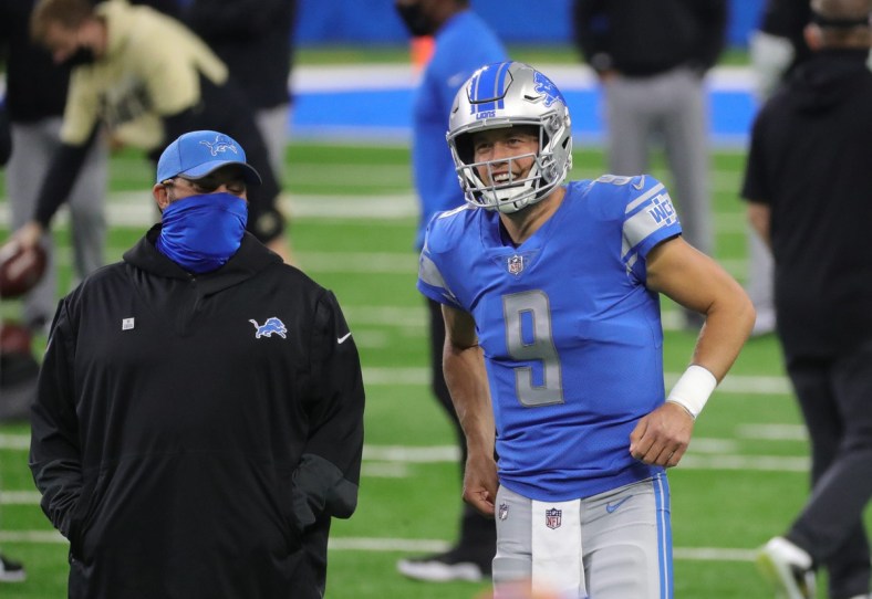 Lions Matthew Stafford is not one of the top fantasy QBs for Week 10