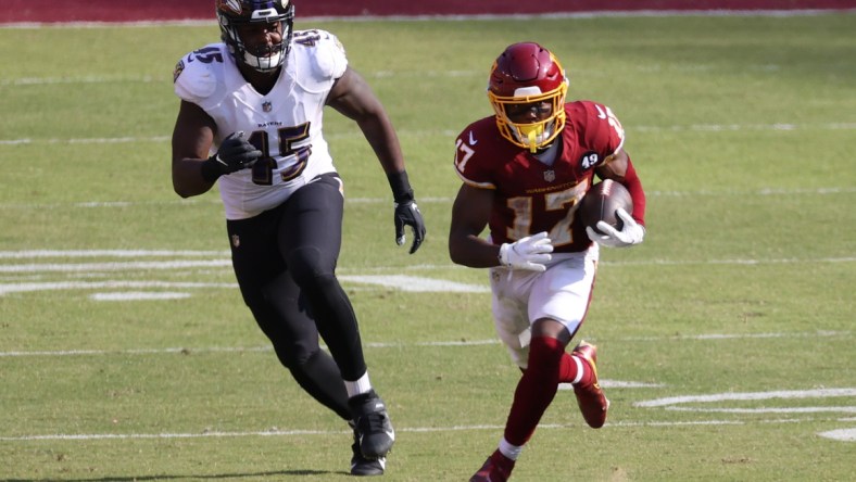 Washington WR Terry McLaurin against the Ravens