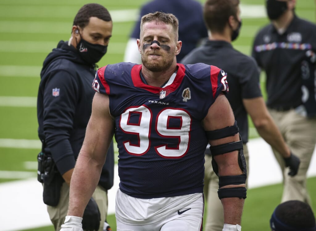 J.J. Watt upgrades Texans fan's homemade No. 99 jersey