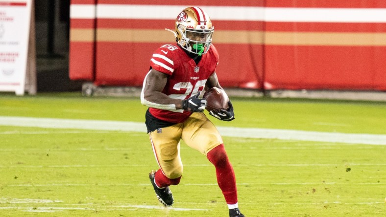 49ers RB Jerick McKinnon against Eagles