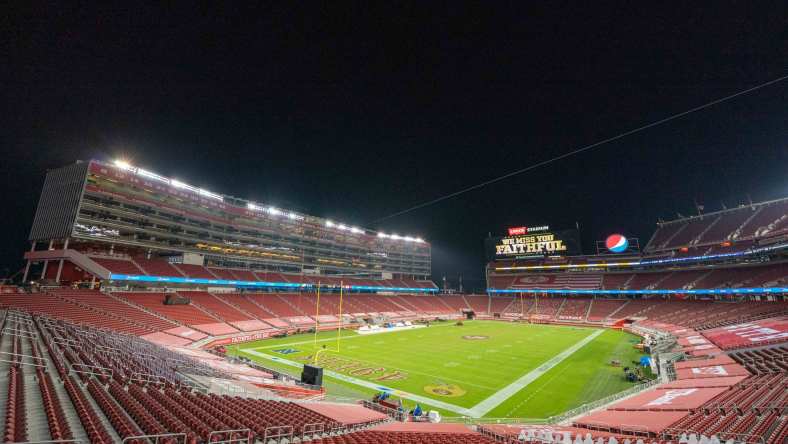 San Francisco 49ers' Levi's Stadium NFL game Eagles